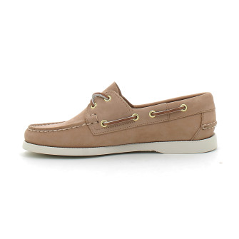 Chaussure bateau pour femmes DOCKSIDES PORTLAND beige-camel 74121sw/906
