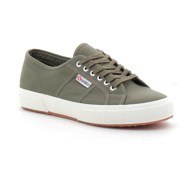 Tennis basse à lacet pour adulte 2750 CLASSIC kaki 2750-s000010-apo