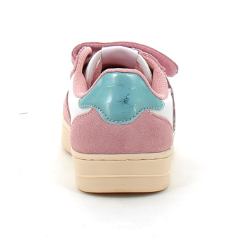 Baskets fille Victoria Tiempo Efecto Piel Fantasia rosa