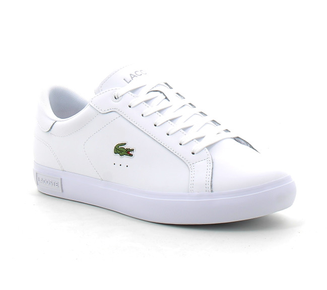 lacoste powercourt sneakers white 49sma0081-21g