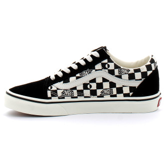 Chaussures à Scratch pour enfant Old Skool check black vn000d2vbma1