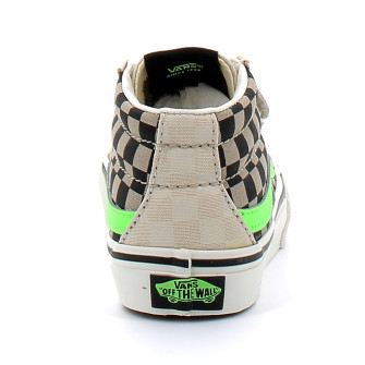 Chaussures à Scratch pour enfant Sk8-Mid Reissue taupe vn000cz7en91