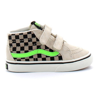 Chaussures à scratch pour enfant Sk8-Mid Reissue taupe vn000dopen91