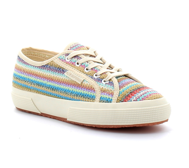 Baskets classiques pour femme 2750 RAFFIA multicolor 2750-s5133sw-ao1
