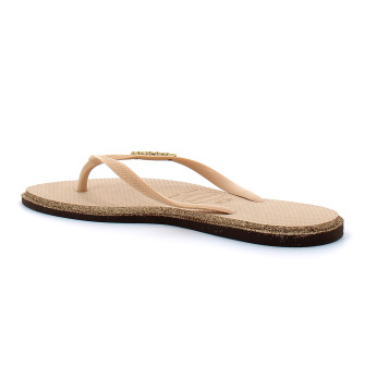 havaianas slim point dark brown 4150157-1859