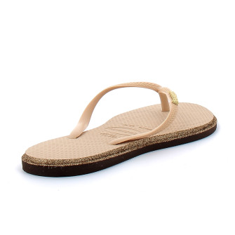 havaianas slim point dark brown 4150157-1859