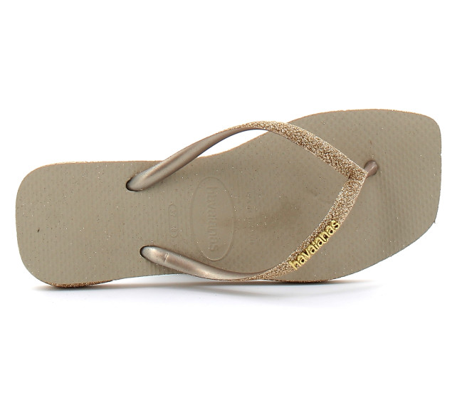 havaianas square sparkle sand/grey 4150248-0154