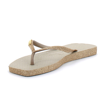 havaianas square sparkle sand/grey 4150248-0154
