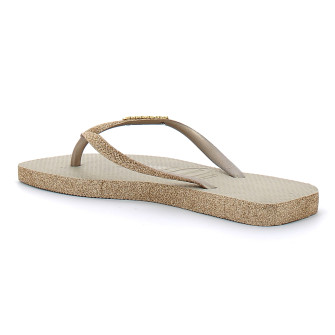 havaianas square sparkle sand/grey 4150248-0154