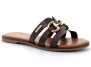 Mules femme Hamia chocolat 331207