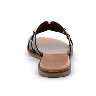 Mules femme Hamia chocolat 331207