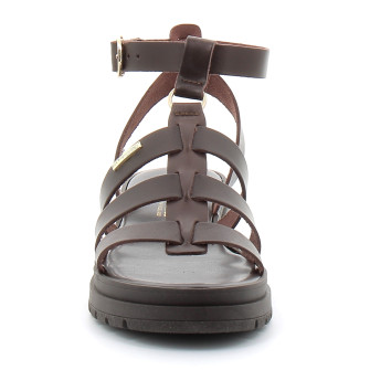 Sandales femme chocolat 331374