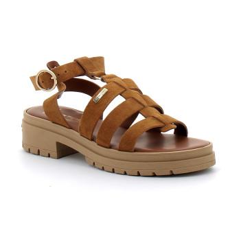 Sandales femme ocre 331465