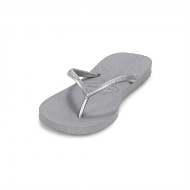Tong pour femme Slim gris-silver 4000030.5178