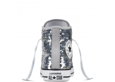 converse sequins argent