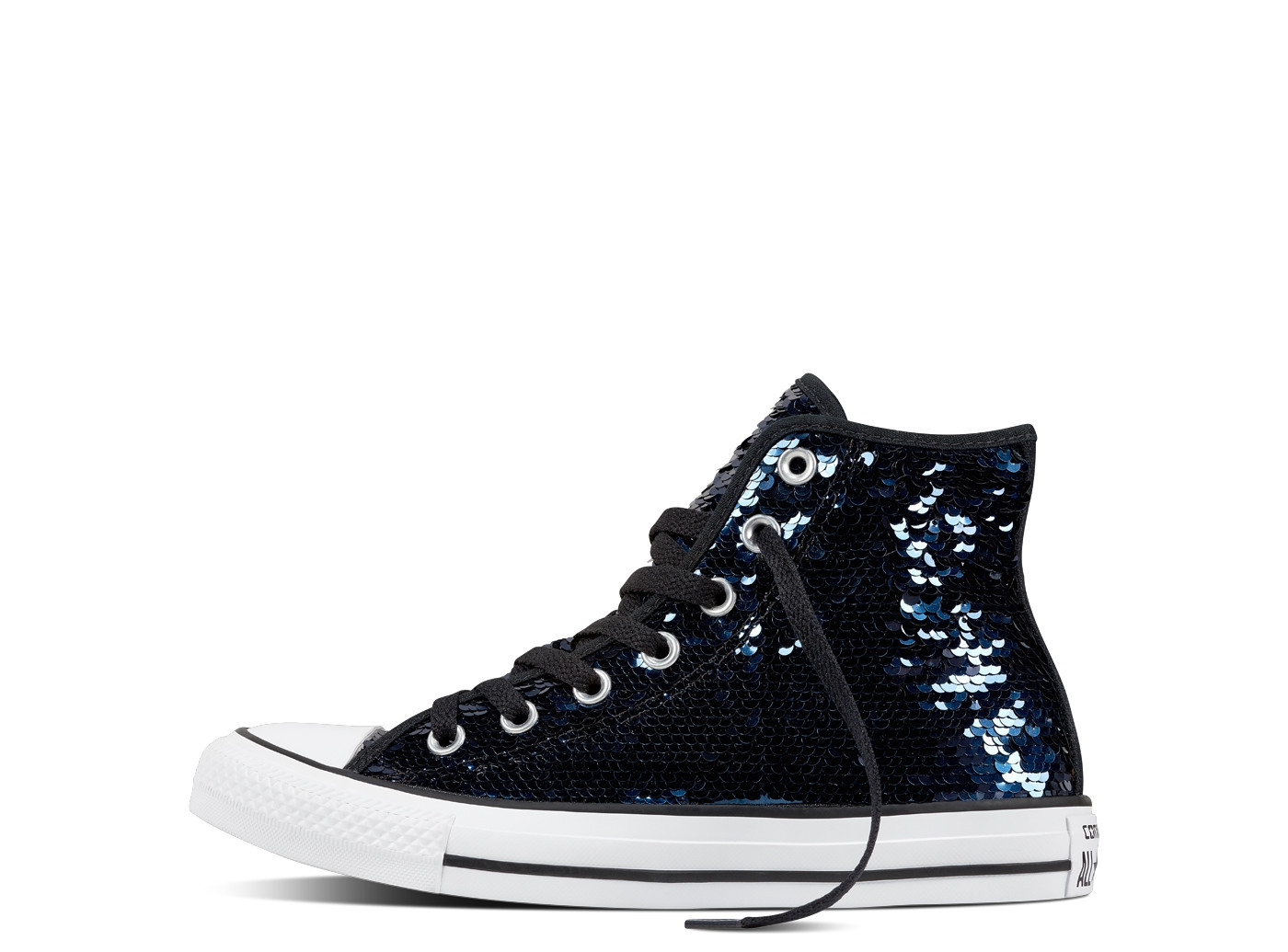 converse bleu paillette